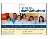 Dr. med. dent. Arndt Schuchardt - Parodontologe Hille-Hartum